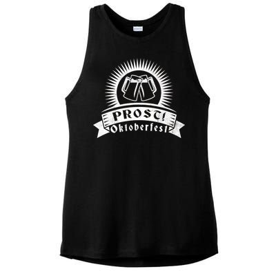 Oktoberfest Prost Ladies PosiCharge Tri-Blend Wicking Tank