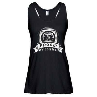 Oktoberfest Prost Ladies Essential Flowy Tank