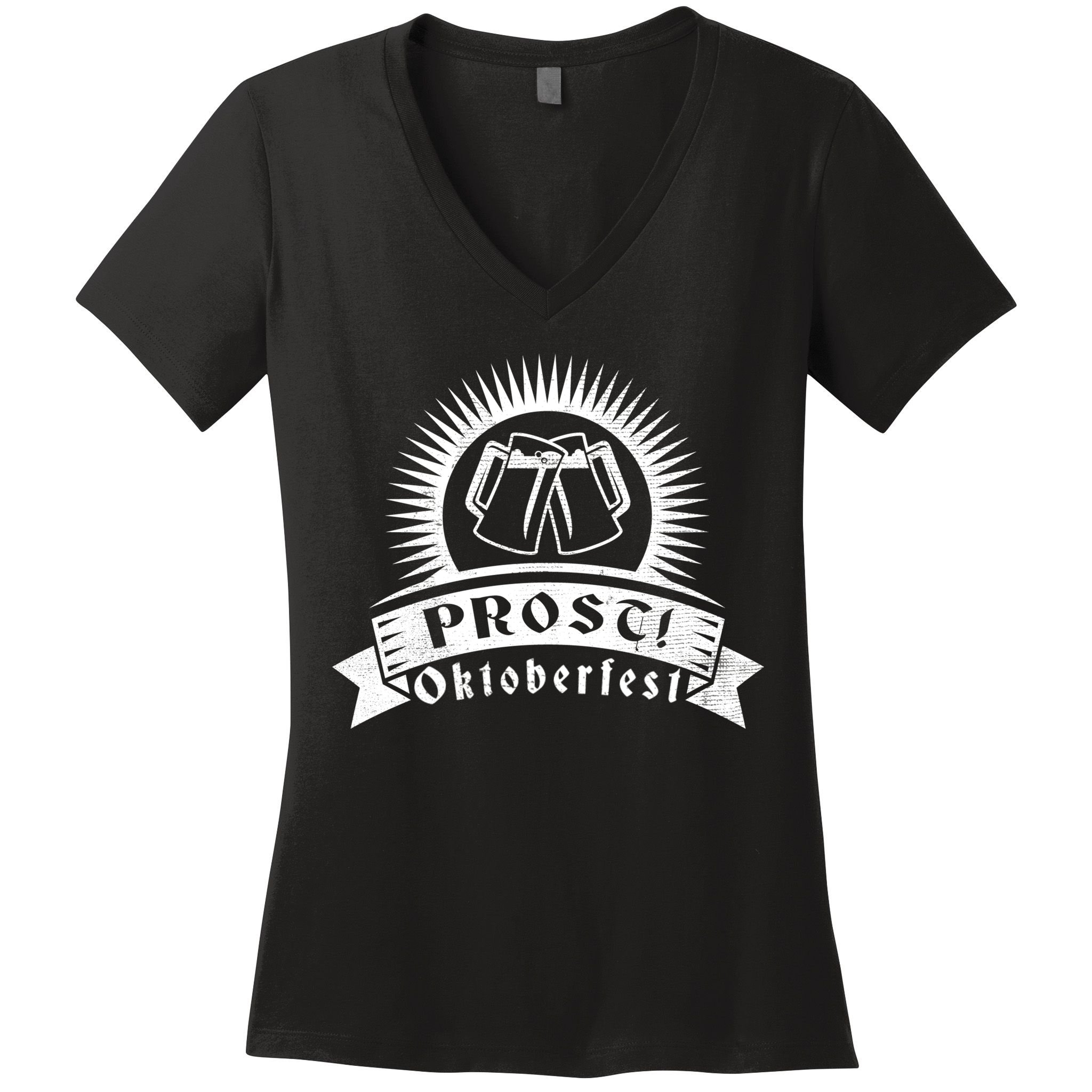 Oktoberfest Prost Women's V-Neck T-Shirt