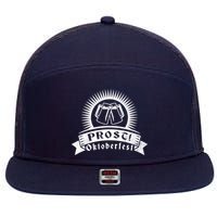 Oktoberfest Prost! 7 Panel Mesh Trucker Snapback Hat