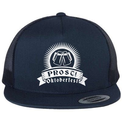 Oktoberfest Prost Flat Bill Trucker Hat