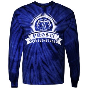 Oktoberfest Prost Tie-Dye Long Sleeve Shirt