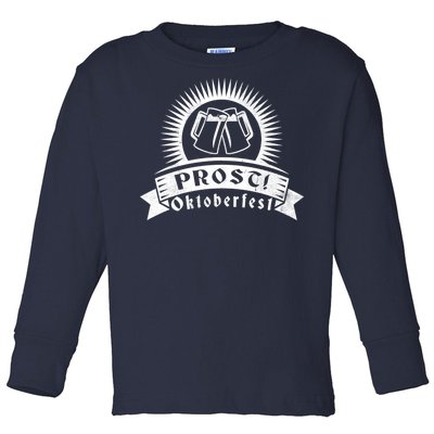 Oktoberfest Prost Toddler Long Sleeve Shirt