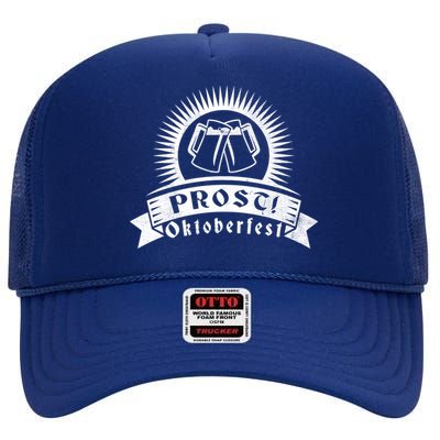 Oktoberfest Prost High Crown Mesh Back Trucker Hat