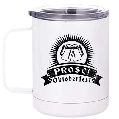 Oktoberfest Prost 12 oz Stainless Steel Tumbler Cup