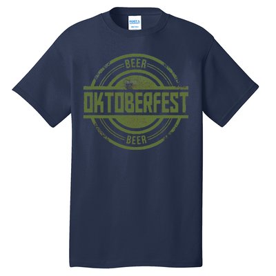 Oktoberfest Vintage Beer Logo Tall T-Shirt