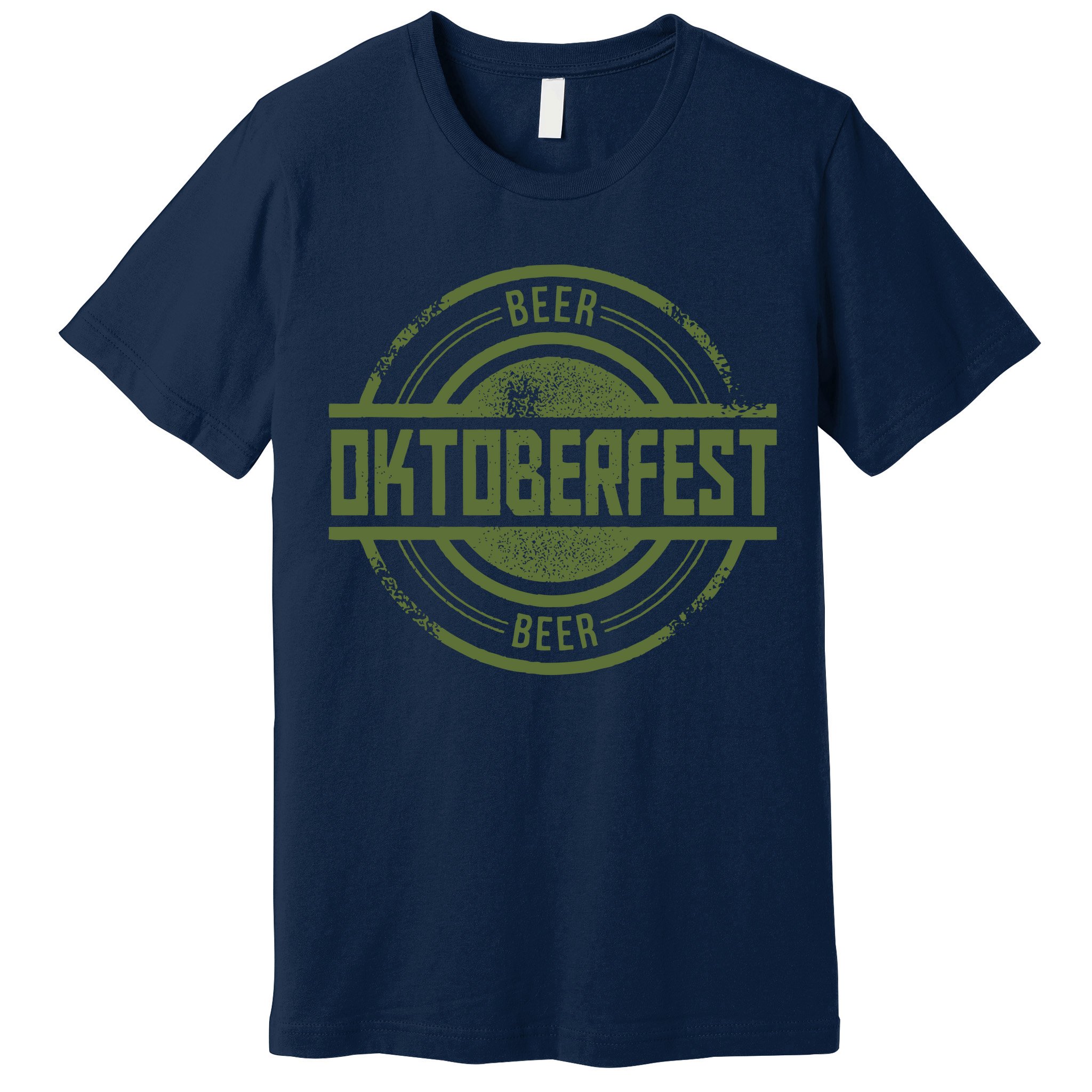 Oktoberfest Vintage Beer Logo Premium T-Shirt