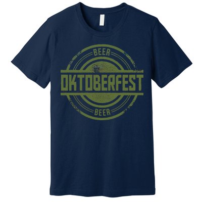 Oktoberfest Vintage Beer Logo Premium T-Shirt