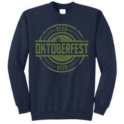 Oktoberfest Vintage Beer Logo Tall Sweatshirt