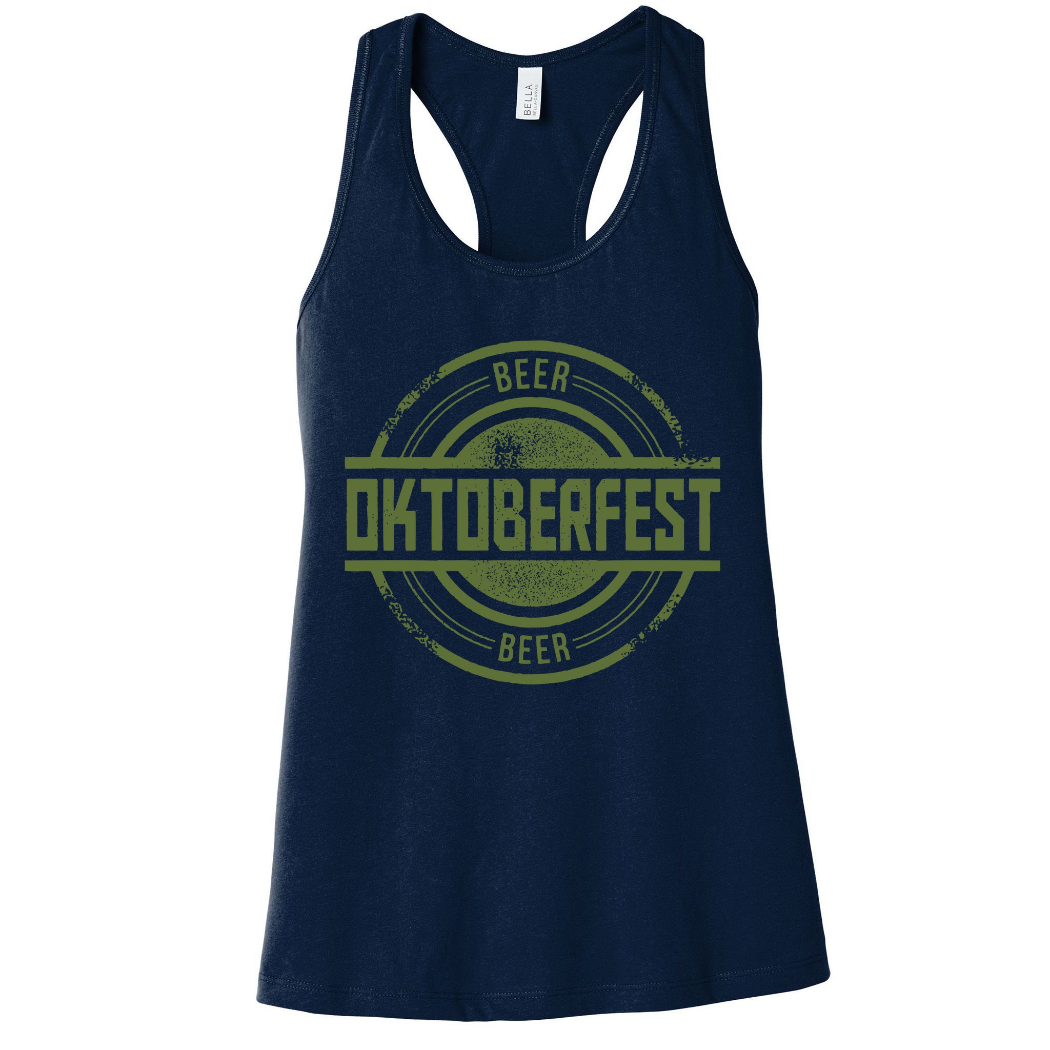 Oktoberfest Vintage Beer Logo Womens Tank Top