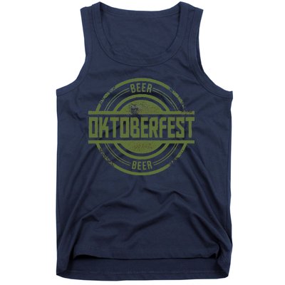 Oktoberfest Vintage Beer Logo Tank Top