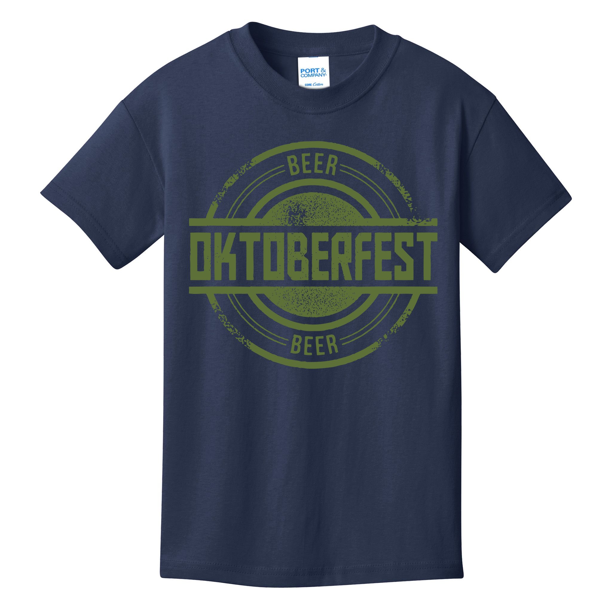Oktoberfest Vintage Beer Logo Kids T-Shirt