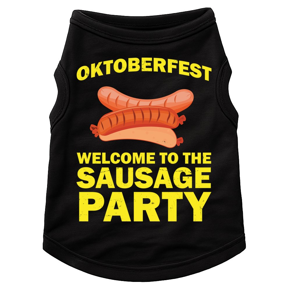 Oktoberfest Welcome To The Sausage Party Doggie Tank