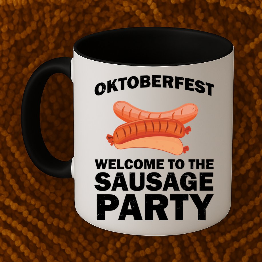 Oktoberfest Welcome To The Sausage Party Mug