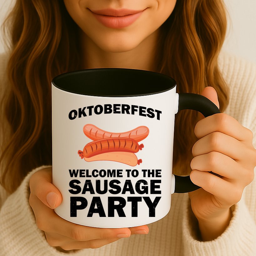 Oktoberfest Welcome To The Sausage Party Mug