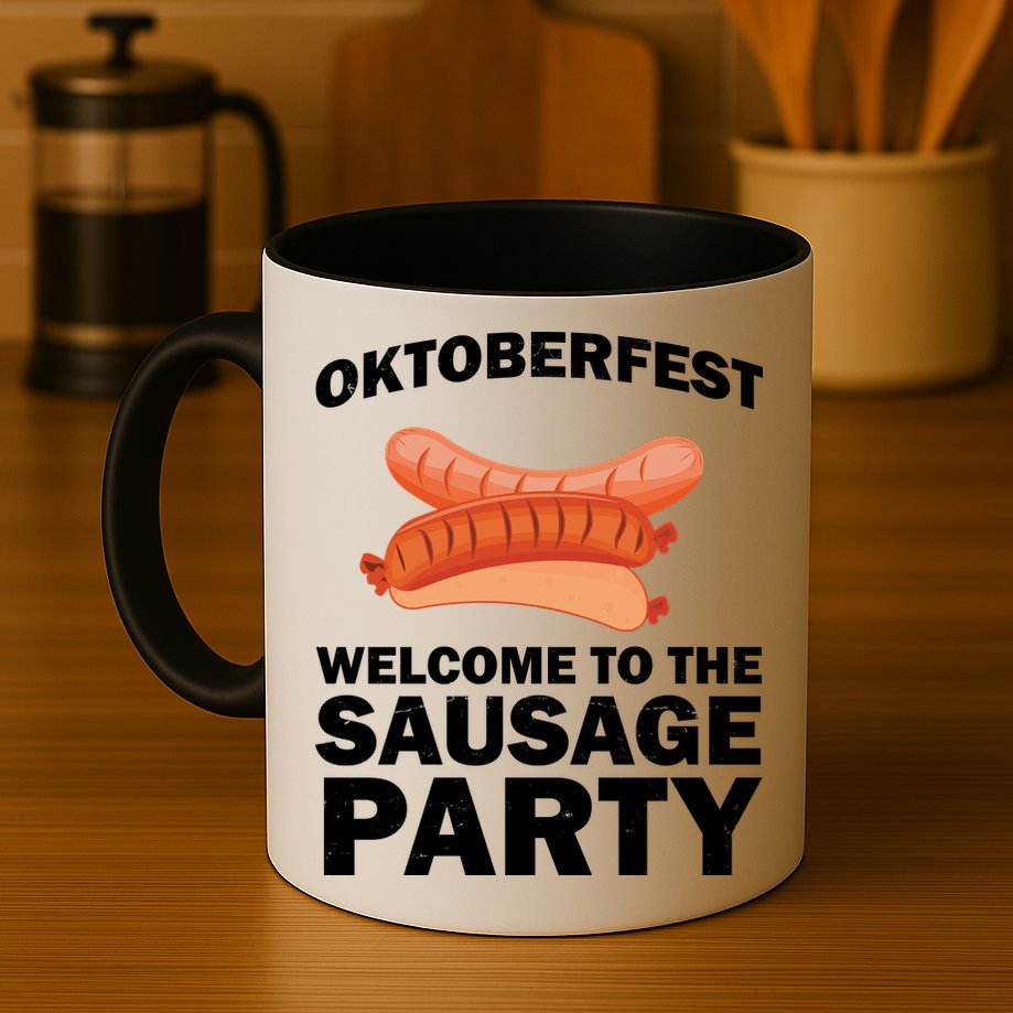 Oktoberfest Welcome To The Sausage Party Mug