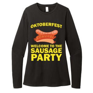 Oktoberfest Welcome To The Sausage Party Womens CVC Long Sleeve Shirt