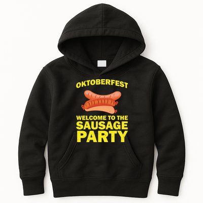 Oktoberfest Welcome To The Sausage Party Kids Hoodie