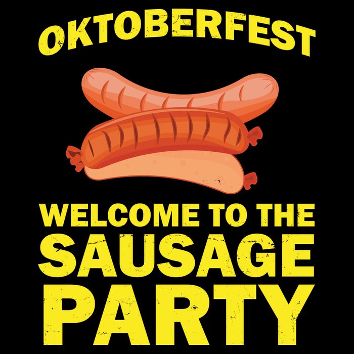 Oktoberfest Welcome To The Sausage Party Zip Tote Bag