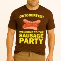 Oktoberfest Welcome To The Sausage Party Cooling Performance Crew T-Shirt