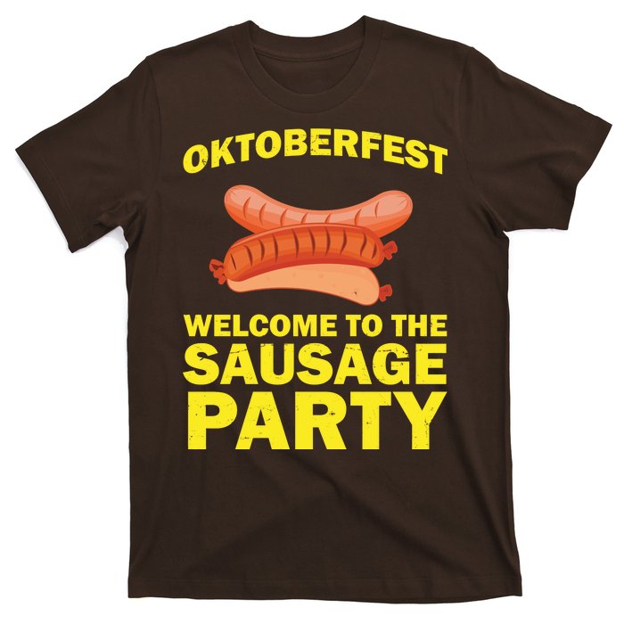 Oktoberfest Welcome To The Sausage Party T-Shirt