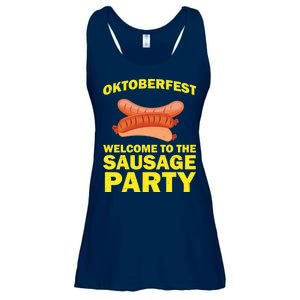 Oktoberfest Welcome To The Sausage Party Ladies Essential Flowy Tank