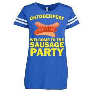 Oktoberfest Welcome To The Sausage Party Enza Ladies Jersey Football T-Shirt