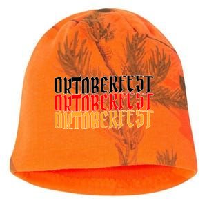 Oktoberfest Word Flag Logo Kati - Camo Knit Beanie