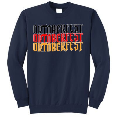 Oktoberfest Word Flag Logo Tall Sweatshirt