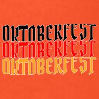 Oktoberfest Word Flag Logo T-Shirt