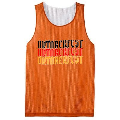 Oktoberfest Word Flag Logo Mesh Reversible Basketball Jersey Tank