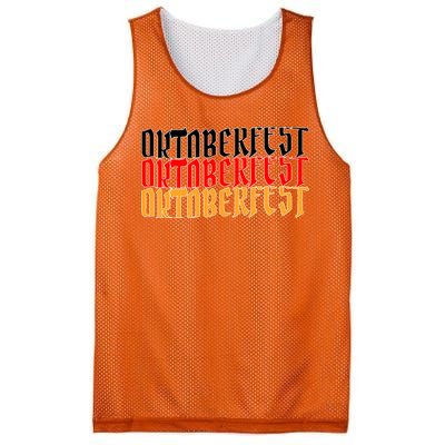 Oktoberfest Word Flag Logo Mesh Reversible Basketball Jersey Tank