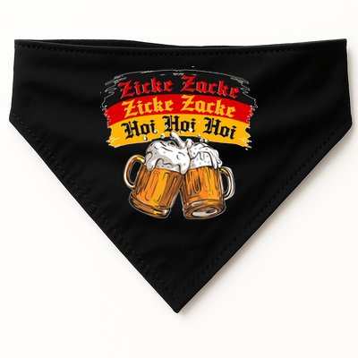 Oktoberfest Zicke Zacke Hoi Hoi Hoi USA-Made Doggie Bandana