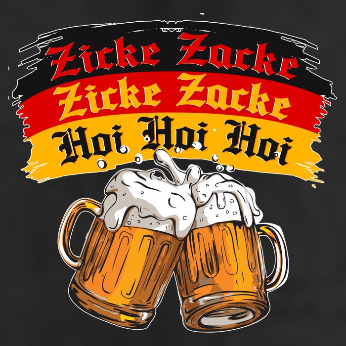 Oktoberfest Zicke Zacke Hoi Hoi Hoi Adult Drive Performance Visor