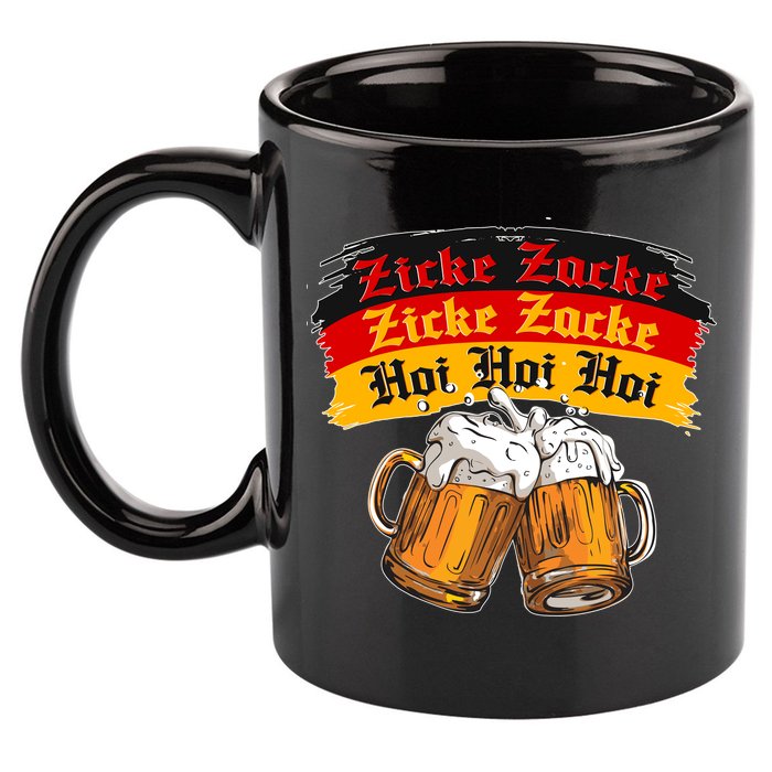 Oktoberfest Zicke Zacke Hoi Hoi Hoi 11oz C Handle Ceramic Mug