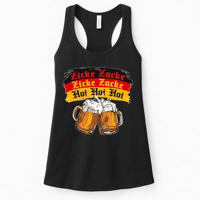 Oktoberfest Zicke Zacke Hoi Hoi Hoi Womens Tank Top