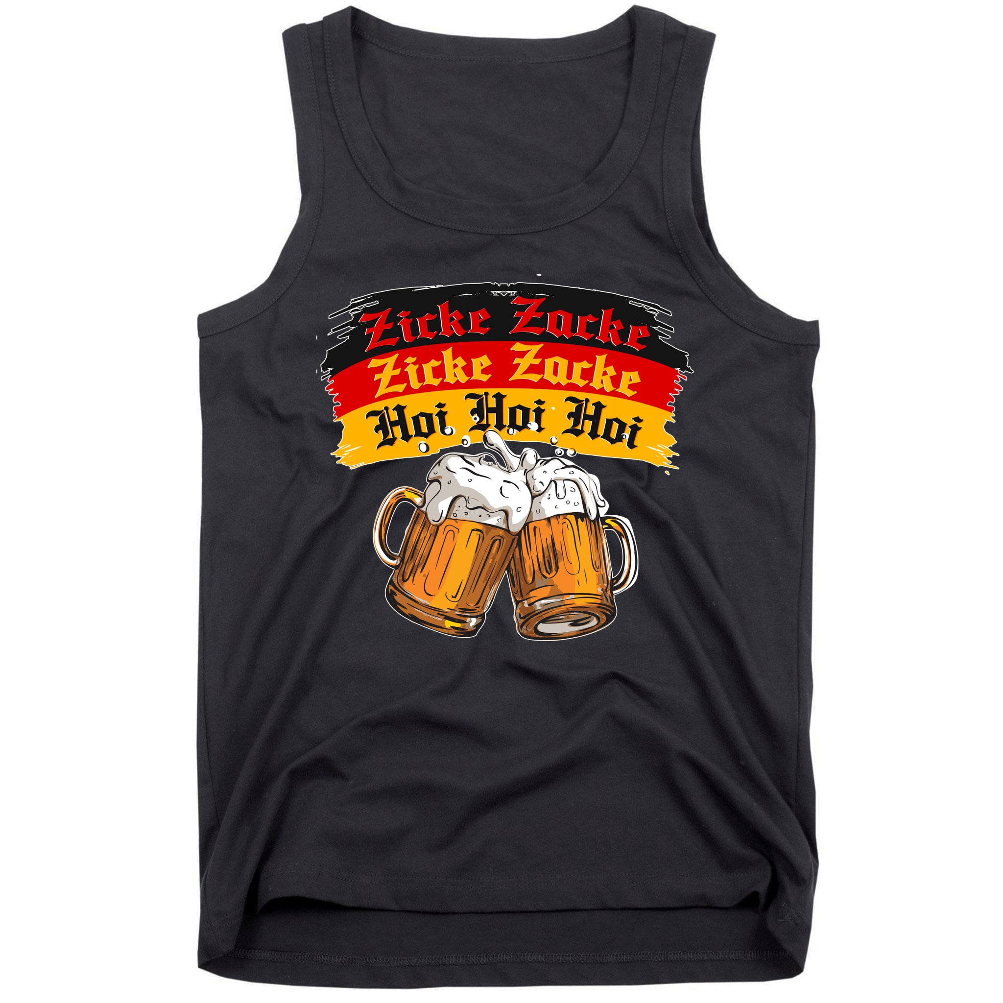 Oktoberfest Zicke Zacke Hoi Hoi Hoi Tank Top