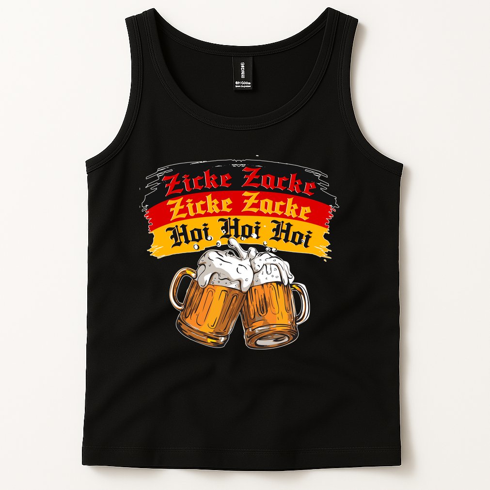 Oktoberfest Zicke Zacke Hoi Hoi Hoi Tank Top