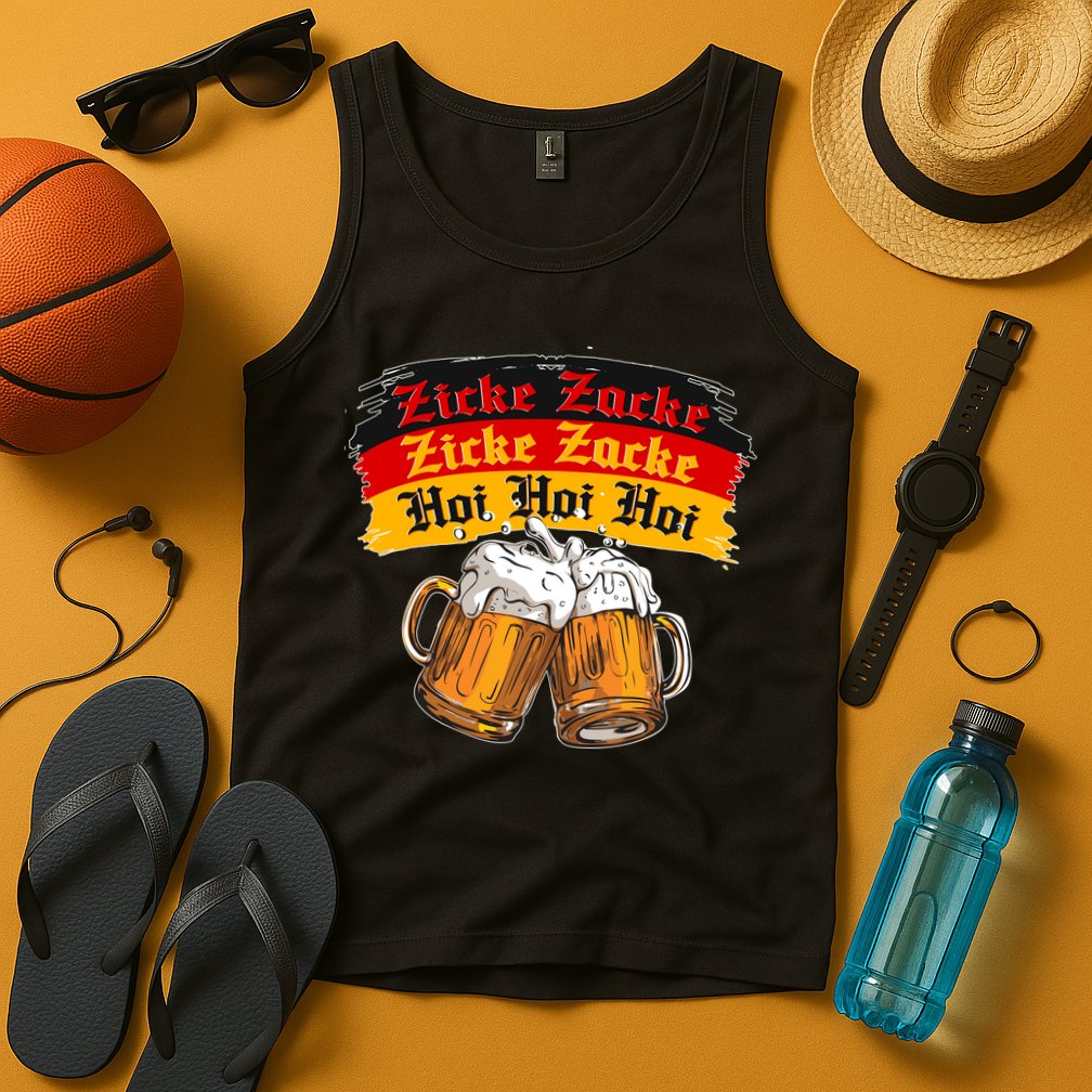 Oktoberfest Zicke Zacke Hoi Hoi Hoi Tank Top