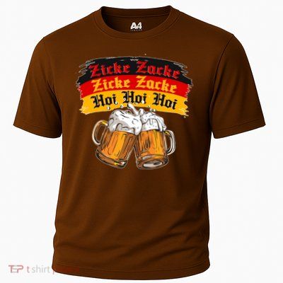 Oktoberfest Zicke Zacke Hoi Hoi Hoi Performance Shirt