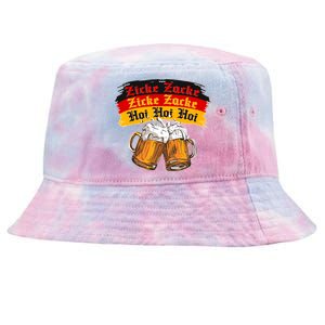 Oktoberfest Zicke Zacke Hoi Hoi Hoi Tie-Dyed Bucket Hat