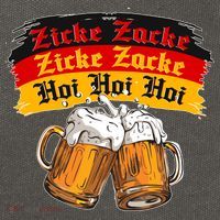 Oktoberfest Zicke Zacke Hoi Hoi Hoi Cotton Canvas Backpack