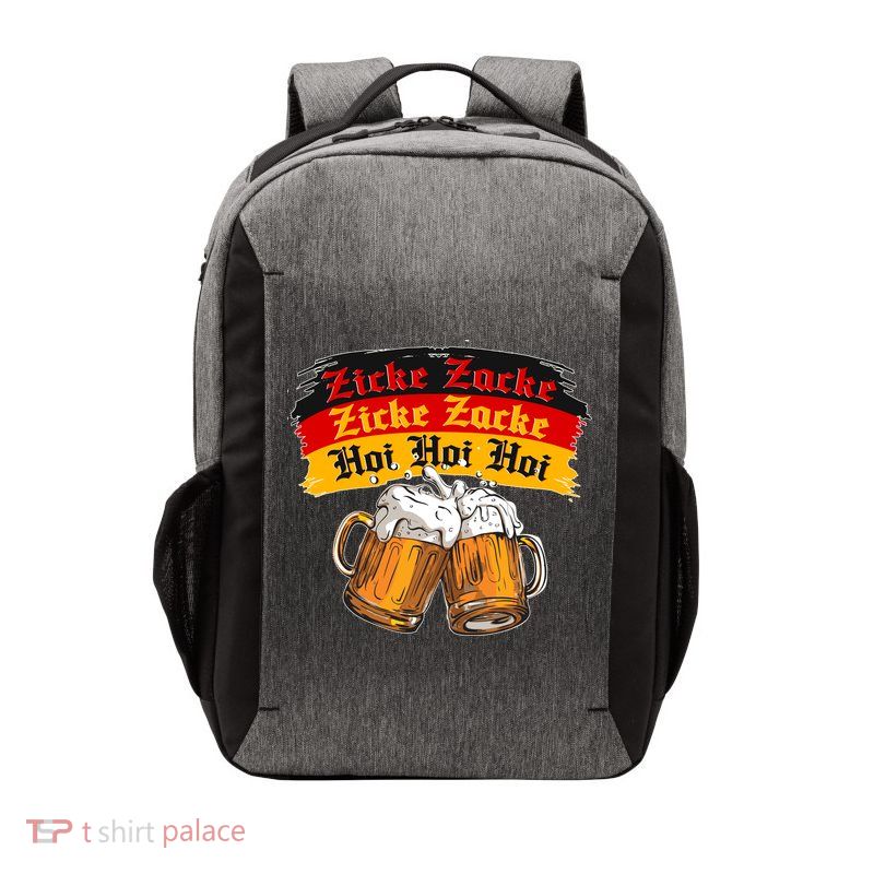 Oktoberfest Zicke Zacke Hoi Hoi Hoi Vector Backpack