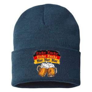 Oktoberfest Zicke Zacke Hoi Hoi Hoi Sustainable Knit Beanie