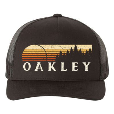 Oakley Ky Vintage Evergreen Sunset Eighties Yupoong Adult 5-Panel Trucker Hat