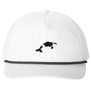 Orca Killer Whale Love Snapback Five-Panel Rope Hat