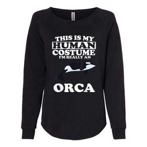 Orca Killer Whale Love Womens California Wash Sweatshirt