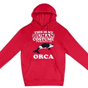 Orca Killer Whale Love Premium Pullover Hoodie