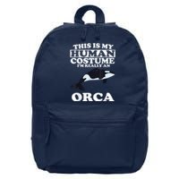 Orca Killer Whale Love 16 in Basic Backpack