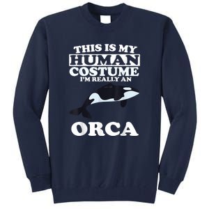 Orca Killer Whale Love Tall Sweatshirt